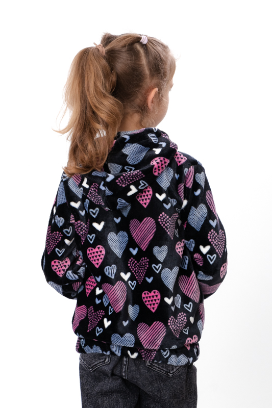 Джемпер для дівчинки (на блискавці)